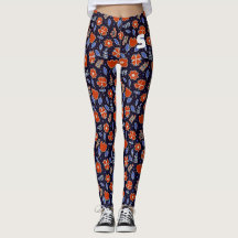 Überall auf blühenden Printmedien Leggings