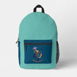 überall bedruckter rucksack