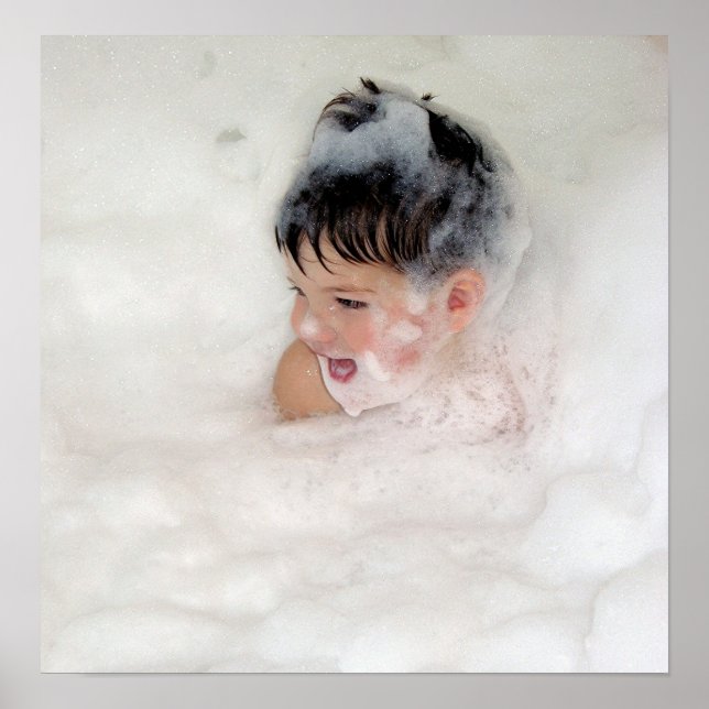 überall Blasen Poster (Vorne)