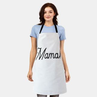 Überall drucken Sie die Schürze für Ihre Mama