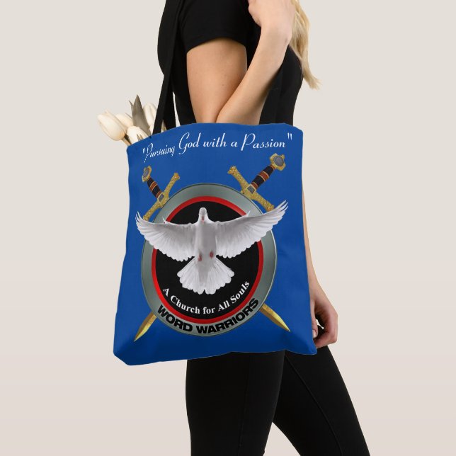 Überall drucken Taschentüte und zwei Schwerter Tasche (Von Nahem)