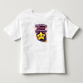 Überall Liebe versprühen 3 – Süße Kleinkind-Girl Kleinkind T-shirt