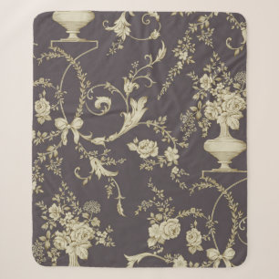 Überall mehrmotif Blumenornament Nahtloses Muster Sherpadecke