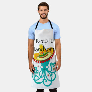 Überall Print Schürze Behielt es Handsome Octopus