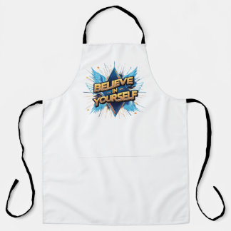Überall Print Schürze - glauben Sie sich selbst