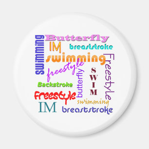 Überall schwimmen magnet