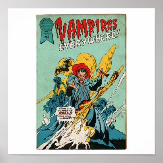 überall Vampire Poster