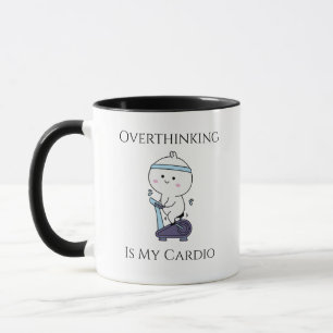 „Überanalysieren ist mein Cardio-Training“-Tasse Tasse