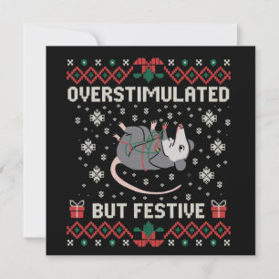 Überanregend, aber festlich Possum Weihnachten Fun