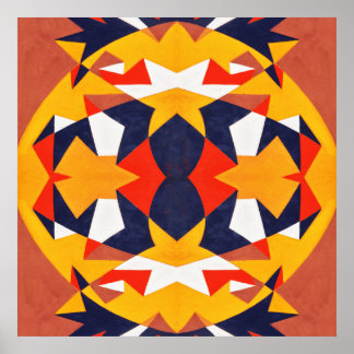 Überarbeiteter Futurismus Poster