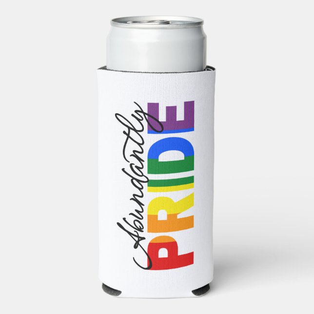 Überaus stolz darauf, Cooler Gay Drink zu sein Selters Dosenkühler (Seltzer Rückseite)