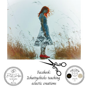 Überbelichtete Fotografie Rothaariges Mädchen Deco Seidenpapier