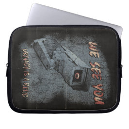 Überblick - Design von Techno-Dystopian Streetwear Laptopschutzhülle