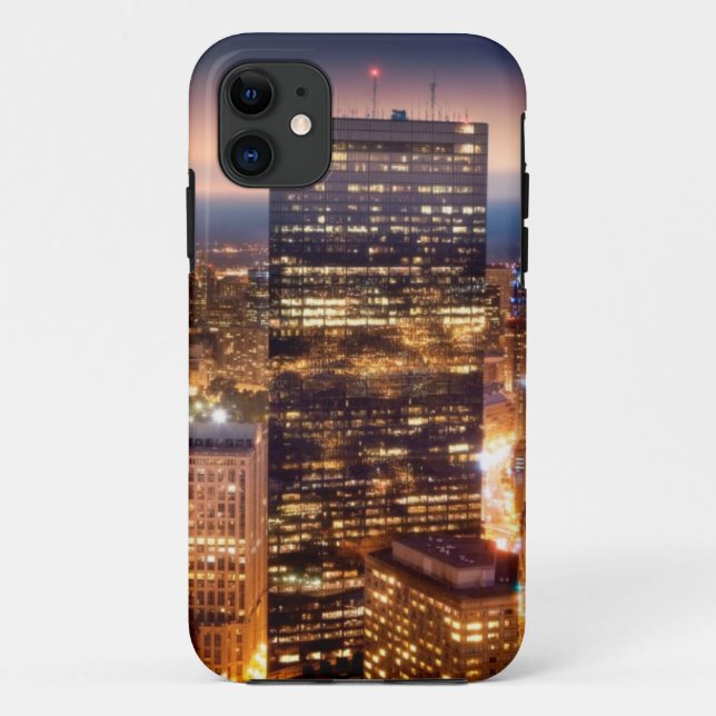Überblick über Boston nachts Case-Mate iPhone Hülle (Rückseite)
