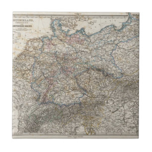 Überblick über deutsches Reich Fliese