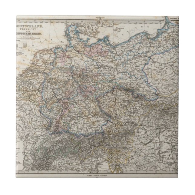 Überblick über deutsches Reich Fliese (Vorderseite)