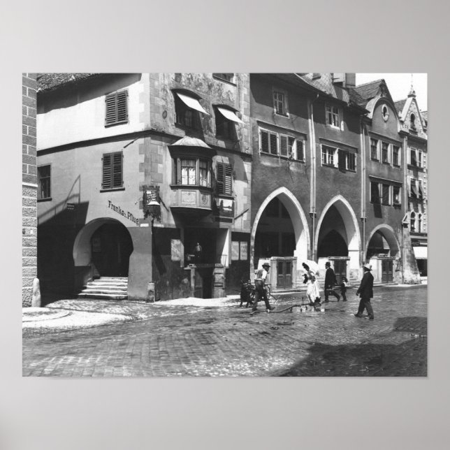 Überblick über Lindau, c.1910 Poster (Vorne)