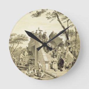 Überbrücken Sie nahe Bezirk, überziehen Sie 30 Runde Wanduhr