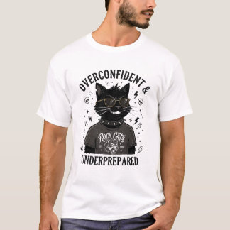 Überconfidenter und Untervorbereiteter Lustiger Sc T-Shirt