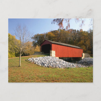 Überdachte Brücke Postkarte