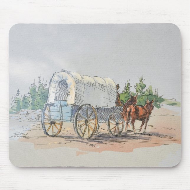 ÜBERDECKT VON SHARON SHARPE MOUSEPAD (Vorne)