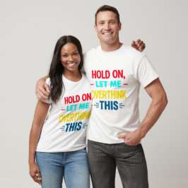 Überdenke diesen Farbverlauf: Ein typografischer L T-Shirt
