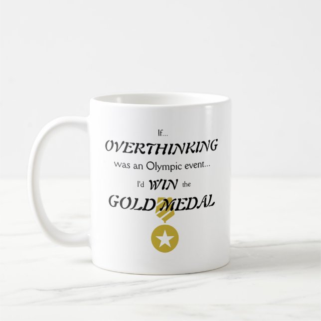 Überdenken der Goldmedaille Kaffeetasse (Links)