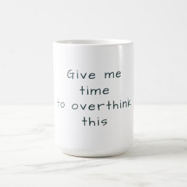 Überdenken der Tasse