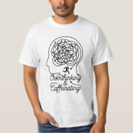 Überdenken & Koffeinieren Labyrinth Kopf T-Shirt