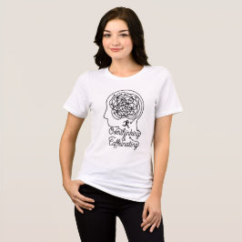 Überdenken & Koffeinieren Labyrinth Kopf Tri-Blend Shirt