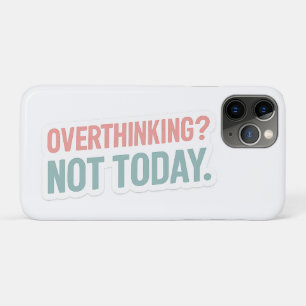 Überdenken? Nicht heute Pastel Motivierend Case-Mate iPhone Hülle