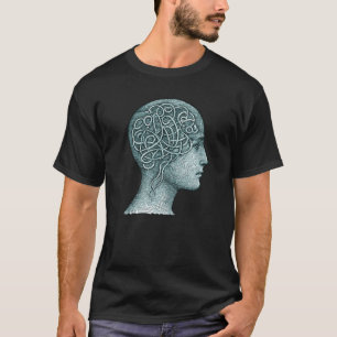 Überdenkender Geist Symbol für T-Shirts • Moderne 