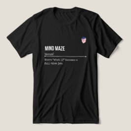 Überdenker Lustige Angst & Introvertiert für Stude Tri-Blend Shirt