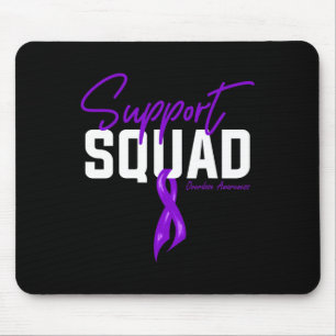 Überdosiertes Bewusstsein Monat Unterstützung Squa Mousepad