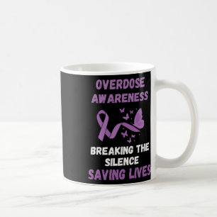 Überdosierung Bewusstsein bricht die Lila Stille Kaffeetasse
