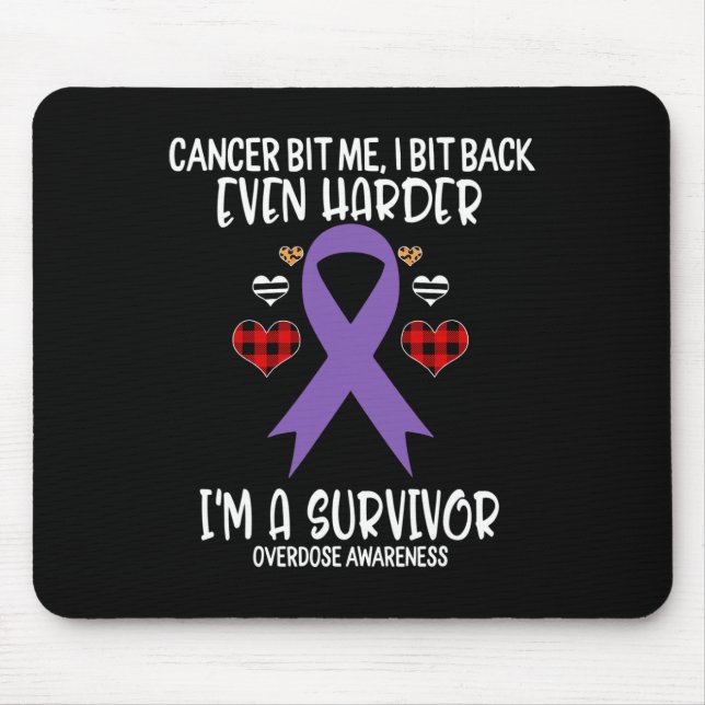 Überdosierung Bit Me Ich bin ein bisschen schwieri Mousepad (Vorne)
