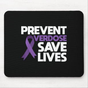 Überdosierung Gerettet Leben Überdosierung Bewusst Mousepad