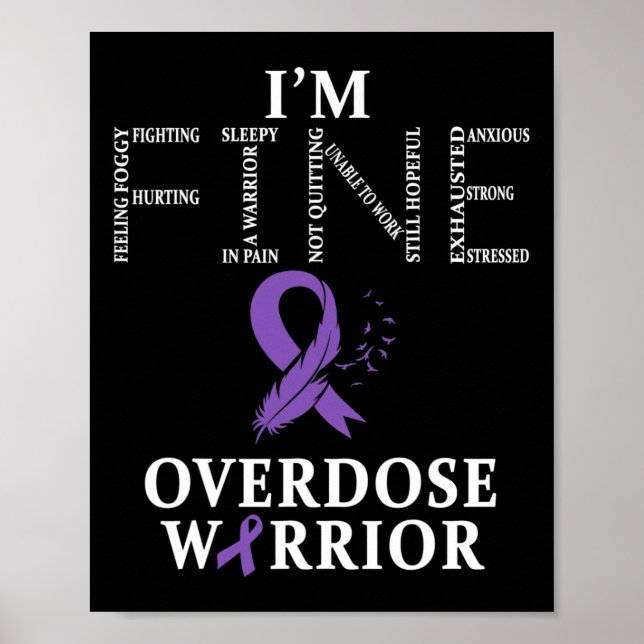 Überdosierung Warrior I'm Fine Poster (Vorne)
