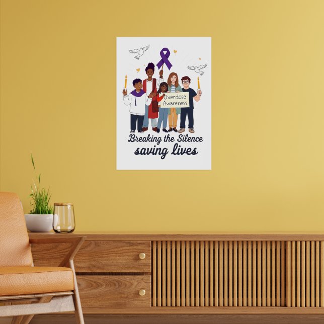 Überdosis-Bewusstsein - Das Schweigen brechen  Poster (Wohnzimmer 2)