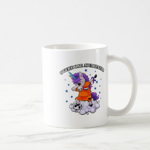 Überdosis-Bewusstseins-Dubbing-Einhorn-Lila-Band  Kaffeetasse