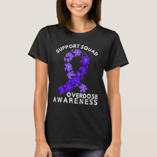 Überdosis-Bewusstseinsmonat Unterstützung Purple S T-Shirt