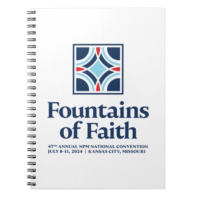 Übereinkommen 2024 Spiralheft Notizblock (Vorderseite)