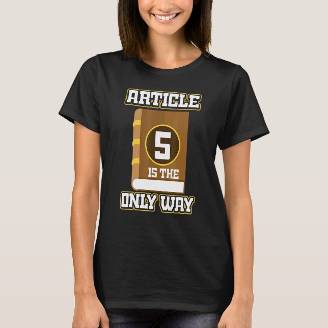 Übereinkommen zur Unterstützung von Staaten Artike T-Shirt (Vorderseite)