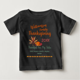 Übereinstimmen der Erntedank-Outfits für das Jahr Baby T-shirt
