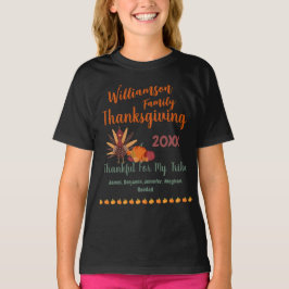 Übereinstimmen der Erntedank-Outfits für das Jahr T-Shirt