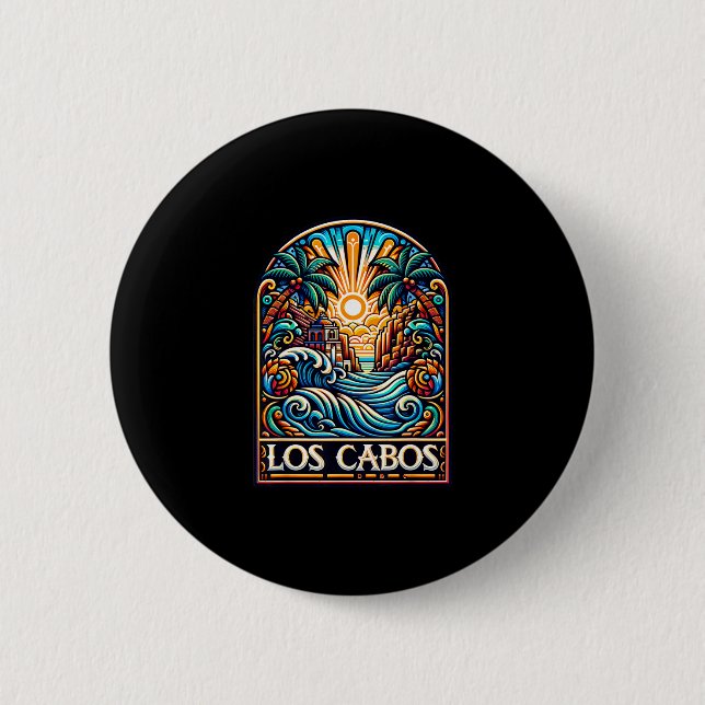 Übereinstimmendes Los Cabos  Button (Vorderseite)