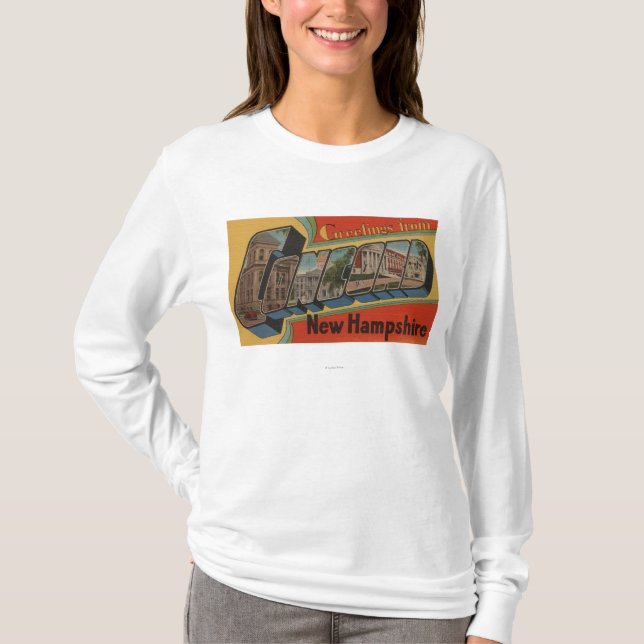 Übereinstimmung, New Hampshire - große T-Shirt (Vorderseite)