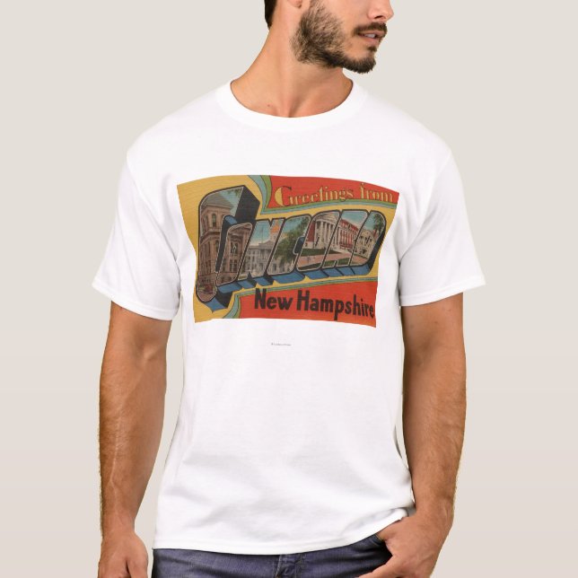 Übereinstimmung, New Hampshire - große T-Shirt (Vorderseite)