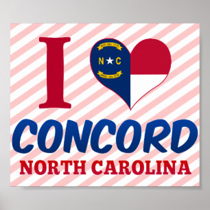 Übereinstimmung, North Carolina Poster