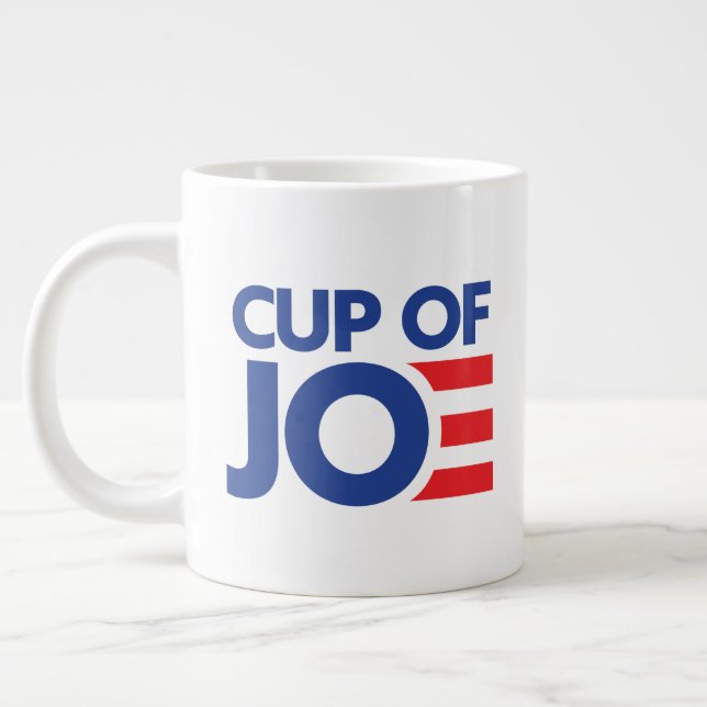 ÜBEREINSTIMMUNG VON JOE 2020 Jumbo-Tasse (Links)